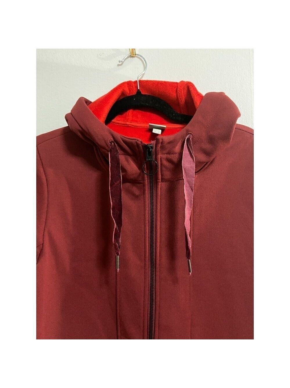 Bench Women's Zip-Up Wine Color Jacket Size M - Picture 2 of 12